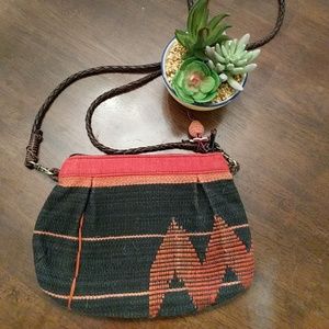 Indian print purse 8inx6in
